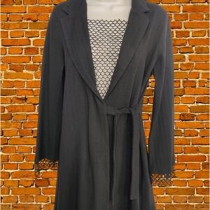 Zara Black Textured Jacket Mini Dress